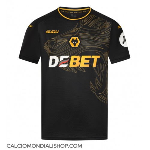 Maglie da calcio Wolves Seconda Maglia 2024-25 Manica Corta